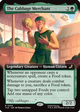 The Cabbage Merchant (Extended Art) (TLE-203) - Avatar: The Last Airbender: Eternal-Legal [Rare]