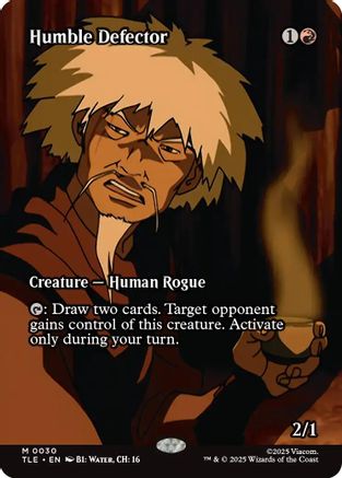 Humble Defector (Borderless) (TLE-030) - Avatar: The Last Airbender: Eternal-Legal [Mythic]