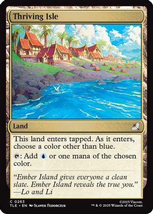 Thriving Isle (TLE-263) - Avatar: The Last Airbender: Eternal-Legal Foil [Common]