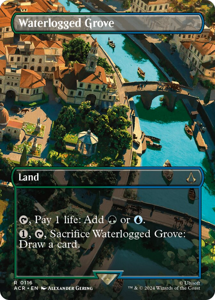 Waterlogged Grove (ACR-116) - Assassin's Creed Foil [Rare]