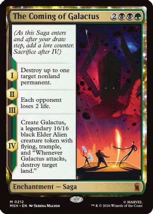 The Coming of Galactus (MSH-212) - Marvel Super Heroes [Mythic]