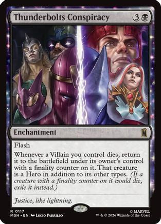 Thunderbolts Conspiracy (MSH-117) - Marvel Super Heroes [Rare]