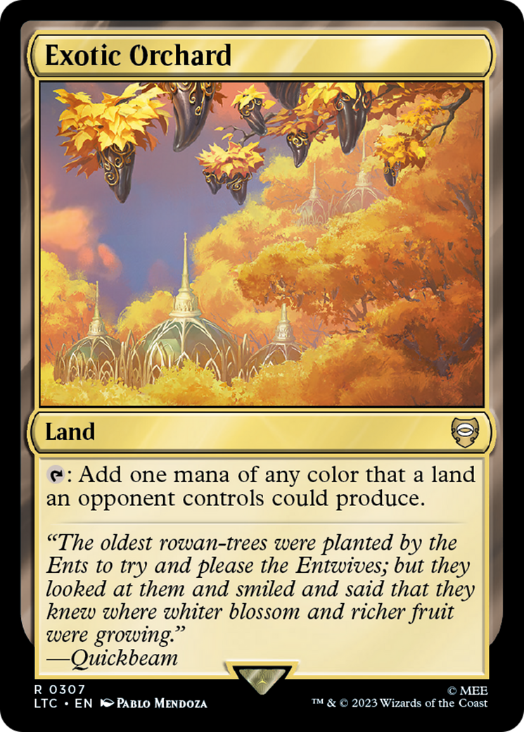 Exotic Orchard (LTC-307) - Tales of Middle-earth Commander [Rare]