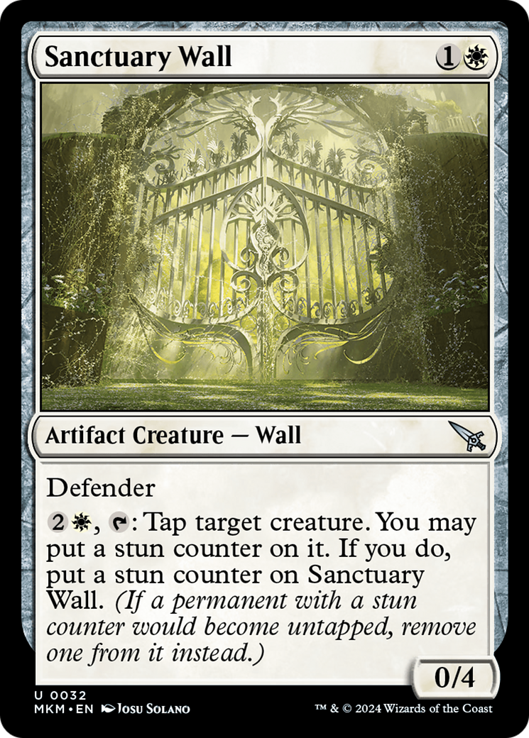 Sanctuary Wall (MKM-032) - Murders at Karlov Manor [Uncommon]