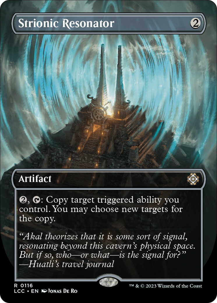 Strionic Resonator (LCC-116) - The Lost Caverns of Ixalan Commander (Borderless) [Rare]