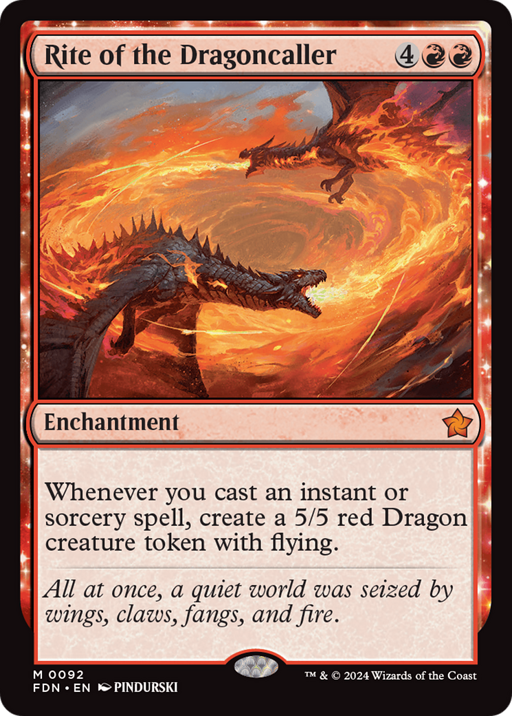 Rite of the Dragoncaller (FDN-092) - Foundations [Mythic]