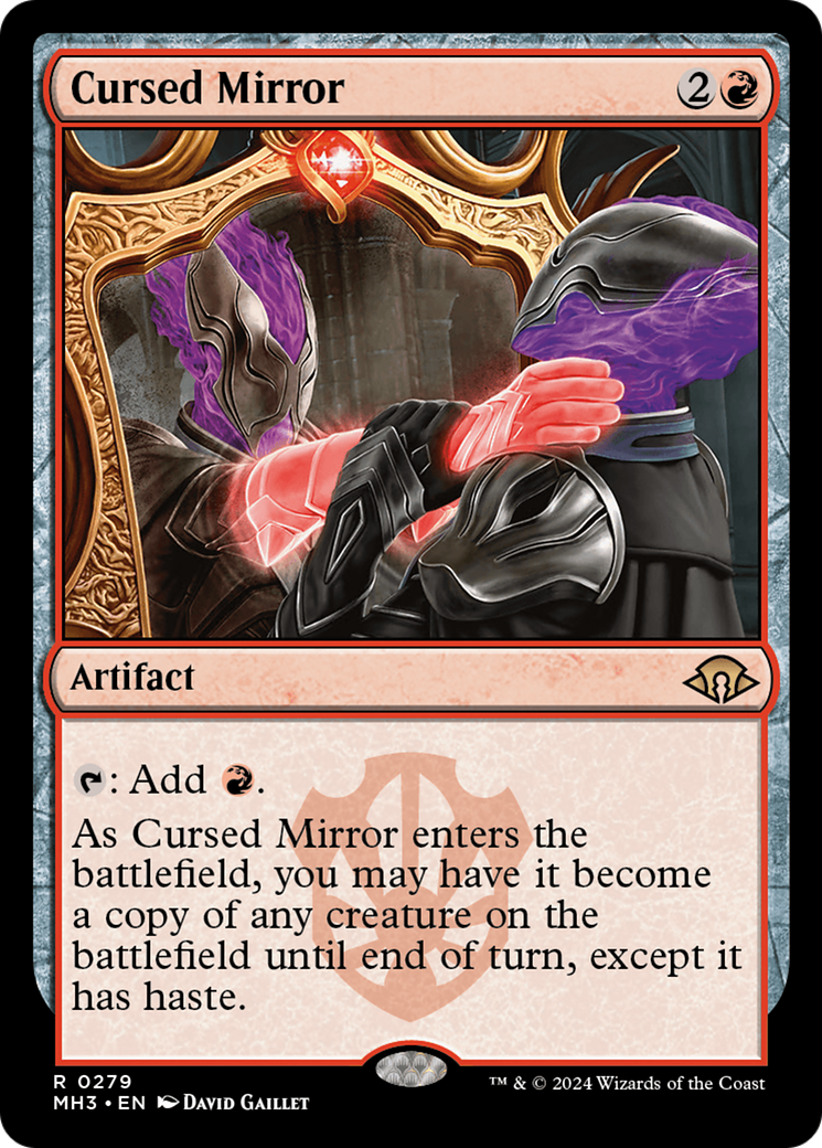 Cursed Mirror (MH3-279) - Modern Horizons 3 Foil [Rare]