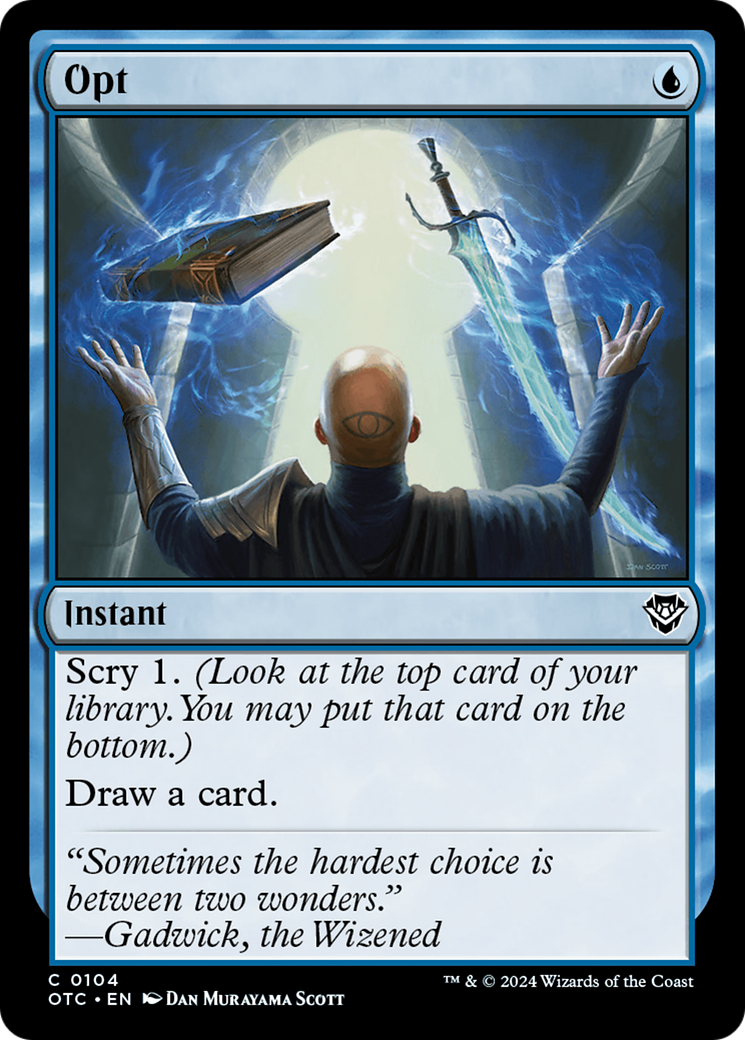 Opt (OTC-104) - Outlaws of Thunder Junction Commander [Common]