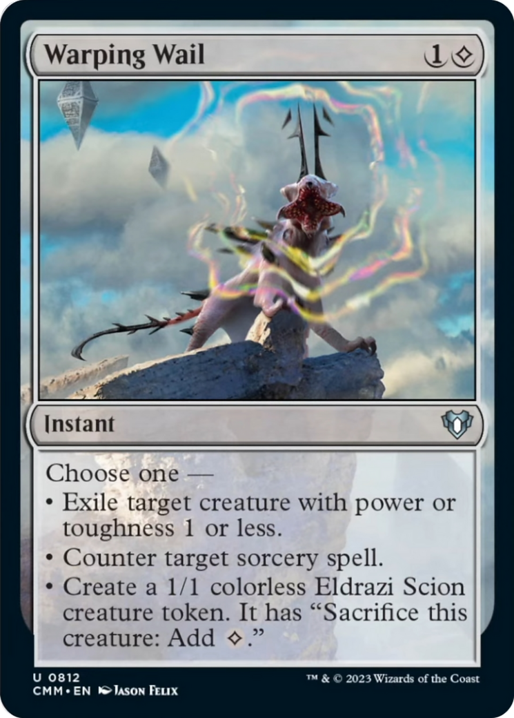 Warping Wail (CMM-812) - Commander Masters [Uncommon]