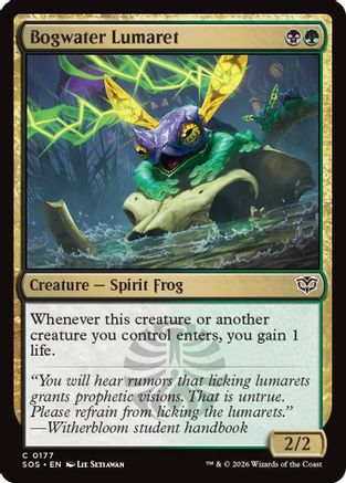 Bogwater Lumaret (SOS-177) - Secrets of Strixhaven Foil [Common]