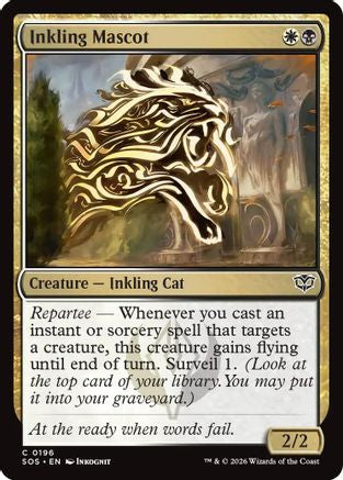 Inkling Mascot (SOS-196) - Secrets of Strixhaven Foil [Common]