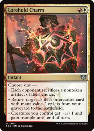 Lorehold Charm (SOS-200) - Secrets of Strixhaven Foil [Uncommon]