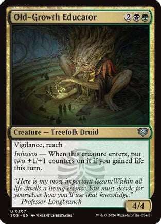 Old-Growth Educator (SOS-207) - Secrets of Strixhaven [Uncommon]