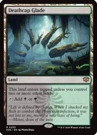 Deathcap Glade (SOS-253) - Secrets of Strixhaven Foil [Rare]