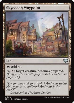 Skycoach Waypoint (SOS-261) - Secrets of Strixhaven [Uncommon]