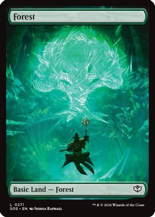 Forest (0271) (SOS-271) - Secrets of Strixhaven Foil [Land]