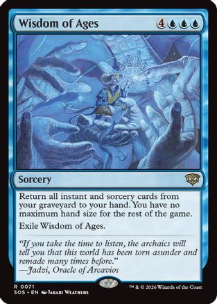 Wisdom of Ages (SOS-071) - Secrets of Strixhaven [Rare]