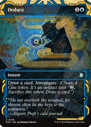 Deduce (SOA-016) - Secrets of Strixhaven: Mystical Archive Foil [Uncommon]