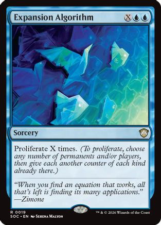 Expansion Algorithm (SOC-019) - Commander: Secrets of Strixhaven [Rare]