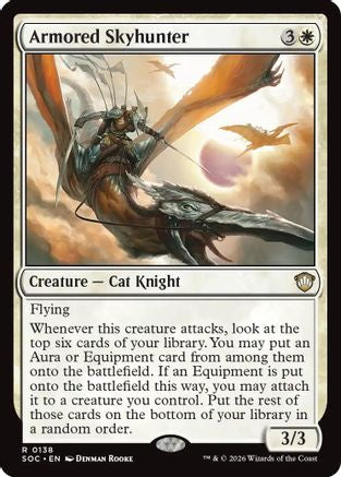 Armored Skyhunter (SOC-138) - Commander: Secrets of Strixhaven [Rare]