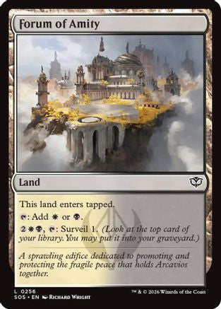 Forum of Amity (SOS-256) - Secrets of Strixhaven [Land]