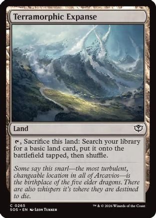 Terramorphic Expanse (SOS-265) - Secrets of Strixhaven [Land]