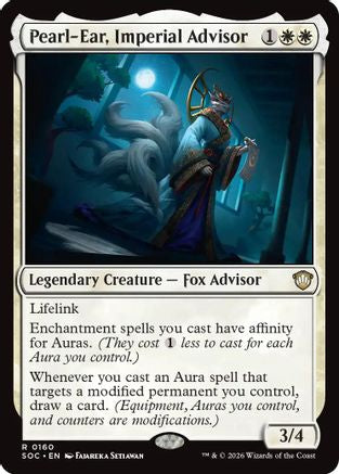 Pearl-Ear, Imperial Advisor (SOC-160) - Commander: Secrets of Strixhaven [Rare]