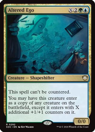 Altered Ego (SOC-292) - Commander: Secrets of Strixhaven [Rare]