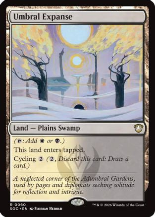 Umbral Expanse (SOC-060) - Commander: Secrets of Strixhaven [Rare]