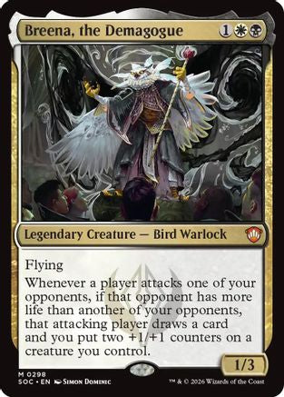 Breena, the Demagogue (SOC-298) - Commander: Secrets of Strixhaven [Mythic]