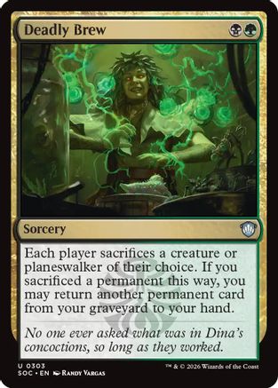 Deadly Brew (SOC-303) - Commander: Secrets of Strixhaven [Uncommon]