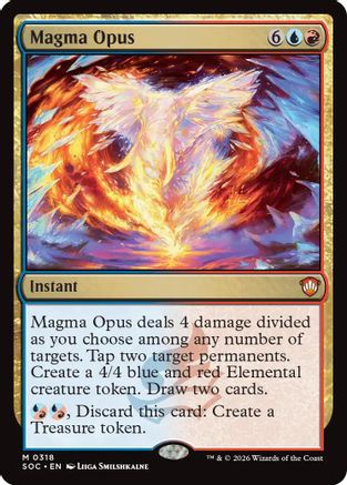 Magma Opus (SOC-318) - Commander: Secrets of Strixhaven [Mythic]