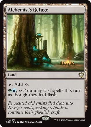 Alchemist's Refuge (SOC-360) - Commander: Secrets of Strixhaven [Rare]