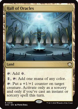 Hall of Oracles (SOC-378) - Commander: Secrets of Strixhaven [Rare]