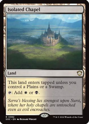 Isolated Chapel (SOC-382) - Commander: Secrets of Strixhaven [Rare]
