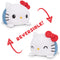 Reversible Sanrio Hello Kitty Plushie (Happy + Happy / White & Blue)
