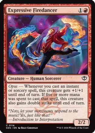Expressive Firedancer (SOS-114) - Secrets of Strixhaven [Common]