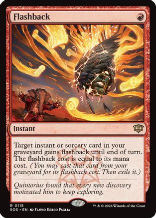 Flashback (SOS-115) - Secrets of Strixhaven Foil [Rare]