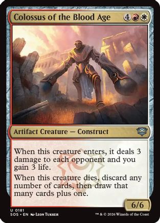 Colossus of the Blood Age (SOS-181) - Secrets of Strixhaven Foil [Uncommon]
