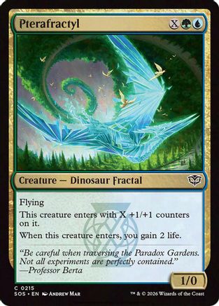 Pterafractyl (SOS-215) - Secrets of Strixhaven Foil [Common]