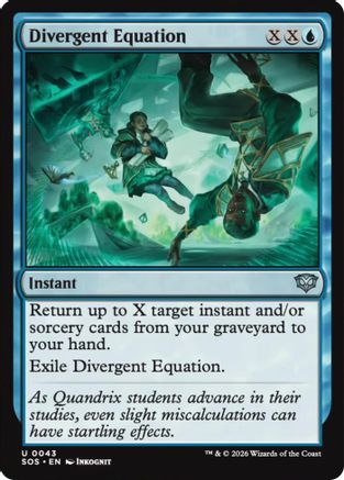 Divergent Equation (SOS-043) - Secrets of Strixhaven Foil [Uncommon]