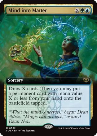 Mind into Matter (Extended Art) (SOS-352) - Secrets of Strixhaven [Rare]
