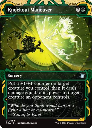 Knockout Maneuver (SOA-054) - Secrets of Strixhaven: Mystical Archive [Uncommon]