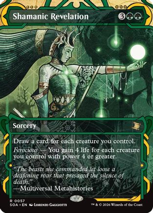 Shamanic Revelation (SOA-057) - Secrets of Strixhaven: Mystical Archive Foil [Rare]