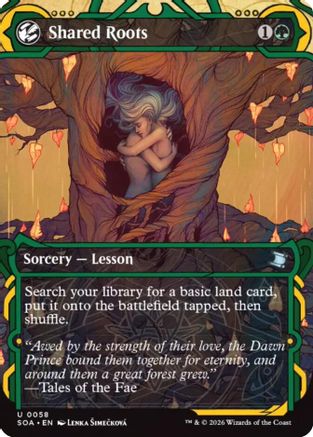 Shared Roots (SOA-058) - Secrets of Strixhaven: Mystical Archive Foil [Uncommon]