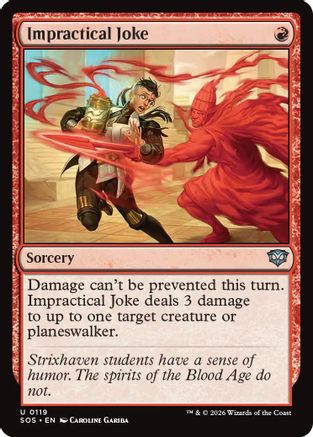 Impractical Joke (SOS-119) - Secrets of Strixhaven Foil [Uncommon]