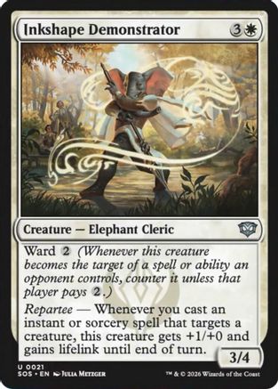 Inkshape Demonstrator (SOS-021) - Secrets of Strixhaven [Uncommon]