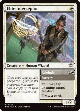 Elite Interceptor (SOS-012) - Secrets of Strixhaven [Common]