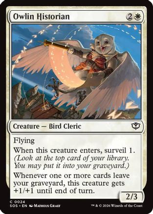 Owlin Historian (SOS-024) - Secrets of Strixhaven [Common]