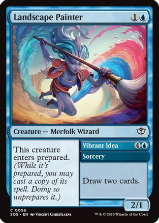 Landscape Painter (SOS-056) - Secrets of Strixhaven Foil [Common]